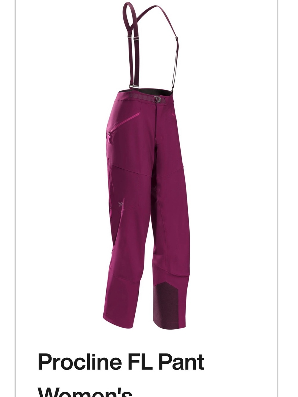 Arc'teryx Procline FL Pant in Magenta Plum